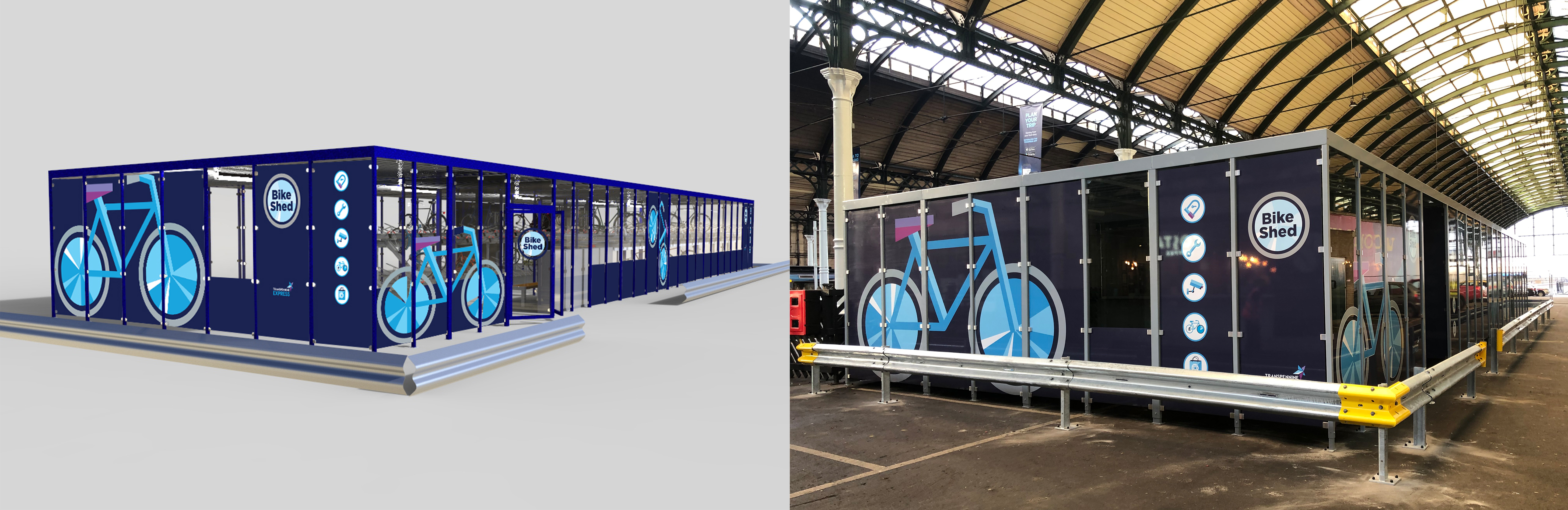 New Falco Cycle Hub Opened by Rail Minister Chris HeatonHarris Falco